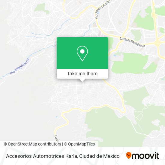 Accesorios Automotrices Karla map