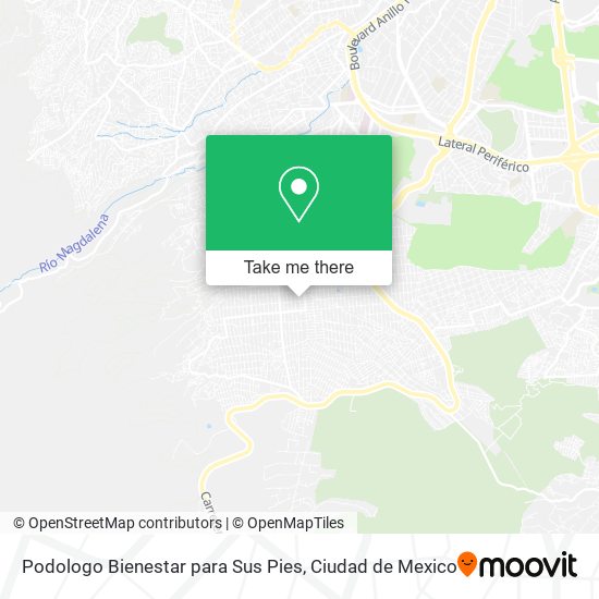 Podologo Bienestar para Sus Pies map