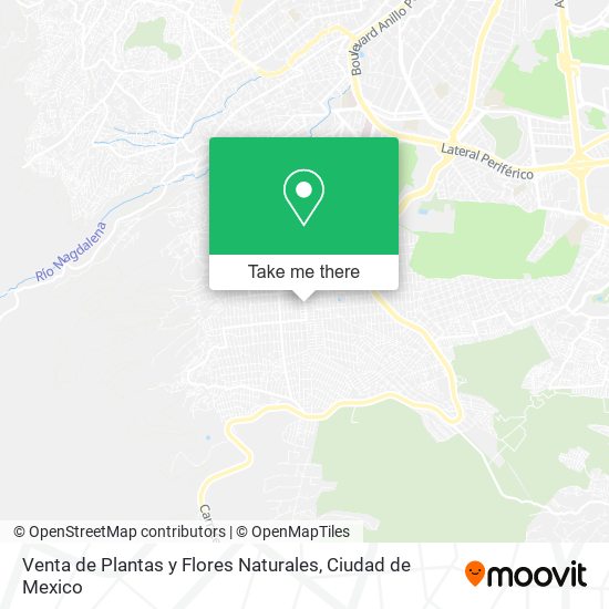 Venta de Plantas y Flores Naturales map