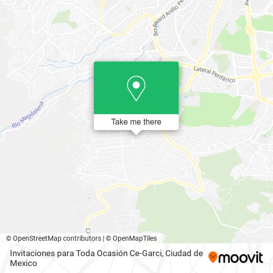 Mapa de Invitaciones para Toda Ocasión Ce-Garci