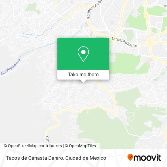 Tacos de Canasta Daniro map