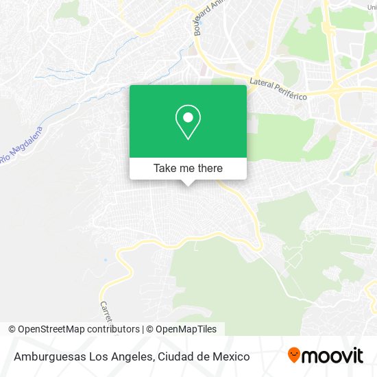 Amburguesas Los Angeles map