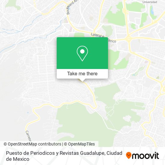 Puesto de Periodicos y Revistas Guadalupe map