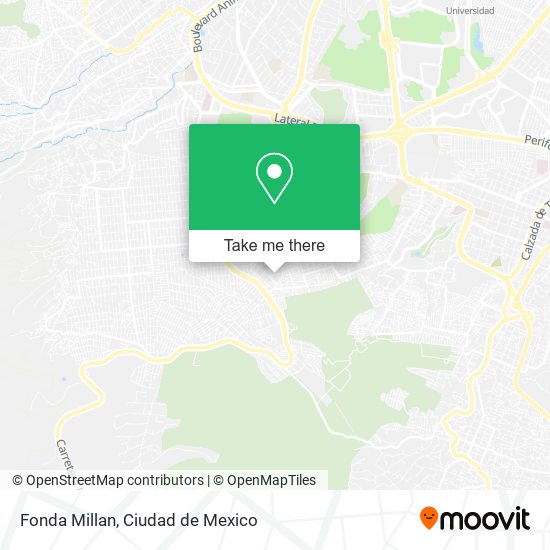 Fonda Millan map