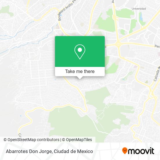 Abarrotes Don Jorge map
