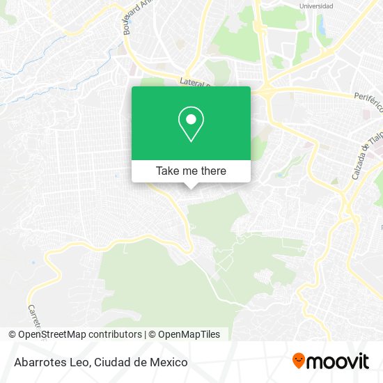 Abarrotes Leo map