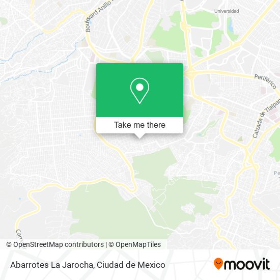 Abarrotes La Jarocha map