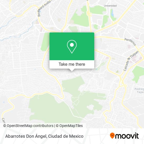 Abarrotes Don Ángel map