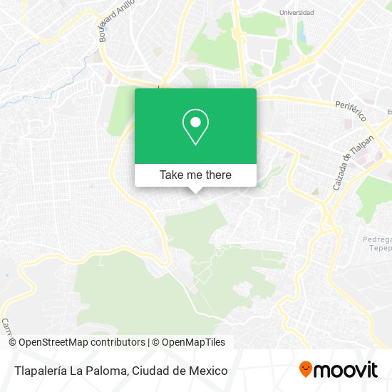 Tlapalería La Paloma map