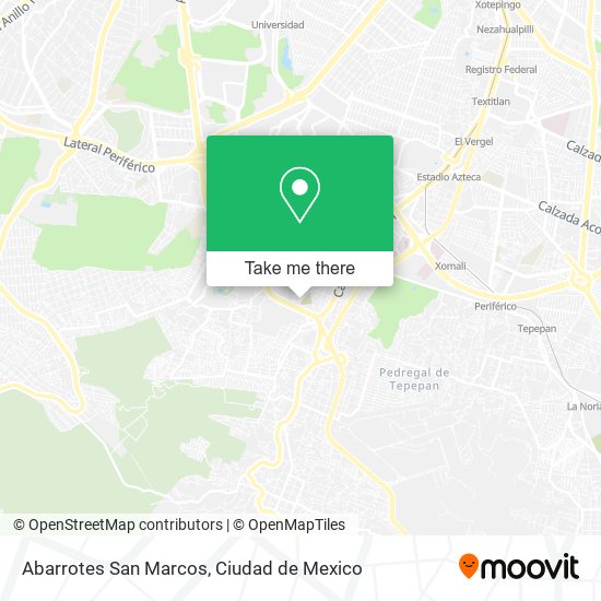 Abarrotes San Marcos map