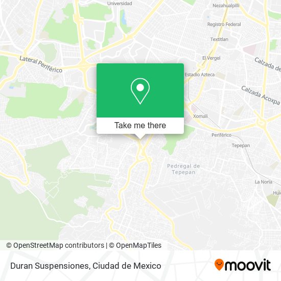 Mapa de Duran Suspensiones