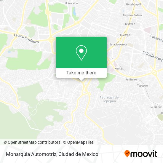 Mapa de Monarquia Automotriz