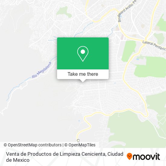 Venta de Productos de Limpieza Cenicienta map