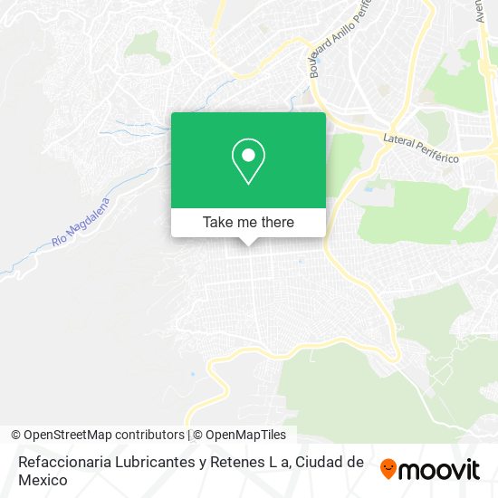 Refaccionaria Lubricantes y Retenes L a map