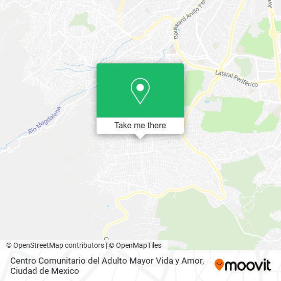 Centro Comunitario del Adulto Mayor Vida y Amor map