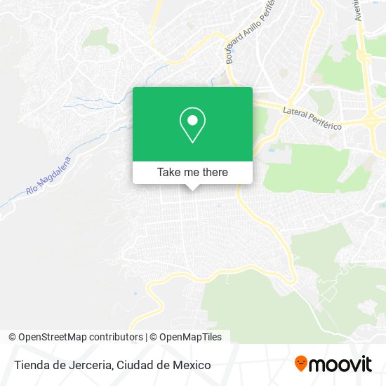 Mapa de Tienda de Jerceria