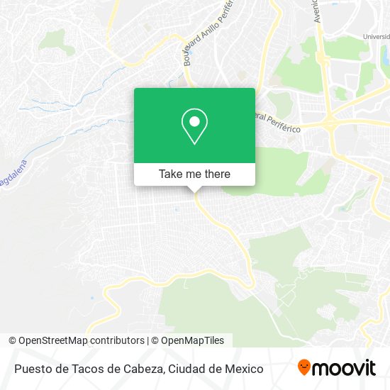 Puesto de Tacos de Cabeza map