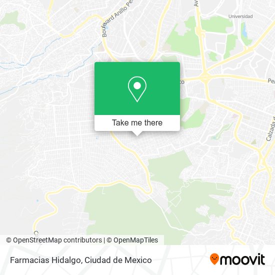 Farmacias Hidalgo map
