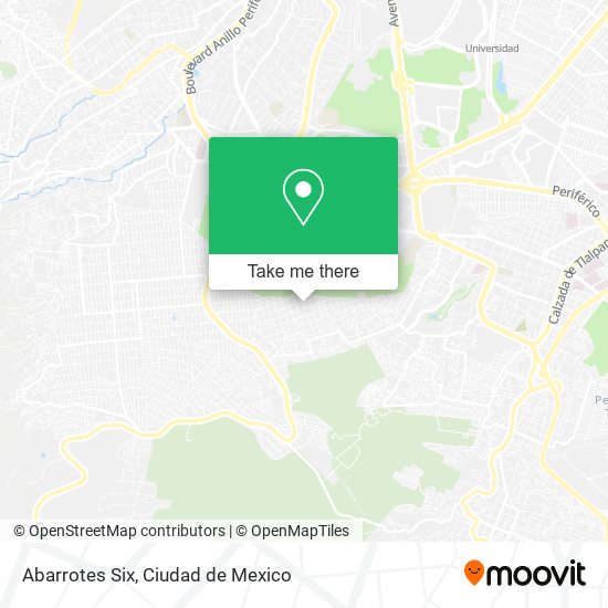 Abarrotes Six map