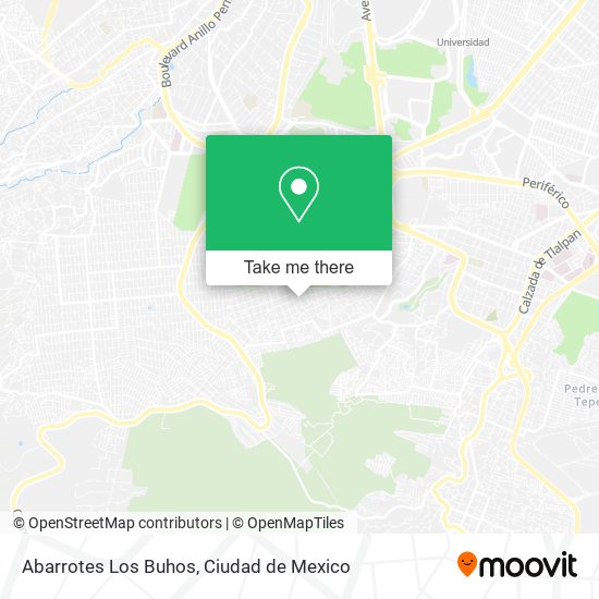 Abarrotes Los Buhos map