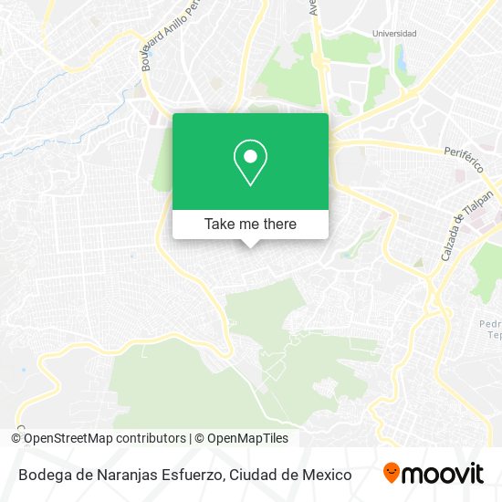 Bodega de Naranjas Esfuerzo map