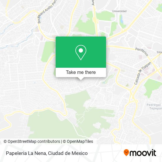 Papeleria La Nena map