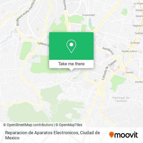 Mapa de Reparacion de Aparatos Electronicos