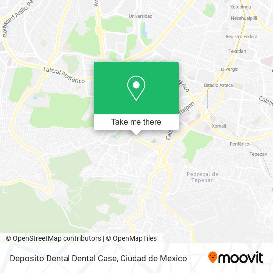 Deposito Dental Dental Case map