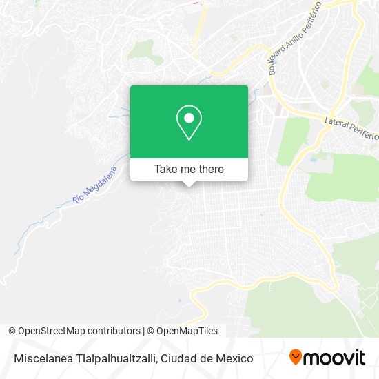 Mapa de Miscelanea Tlalpalhualtzalli