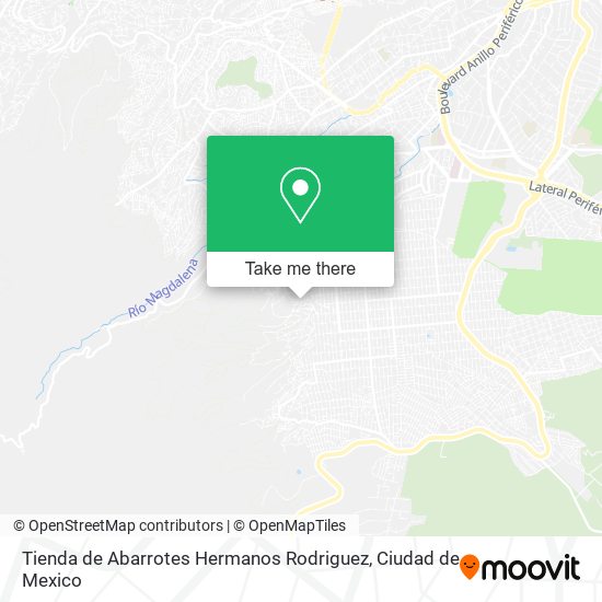 Mapa de Tienda de Abarrotes Hermanos Rodriguez