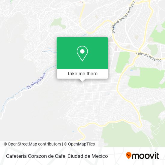 Cafeteria Corazon de Cafe map