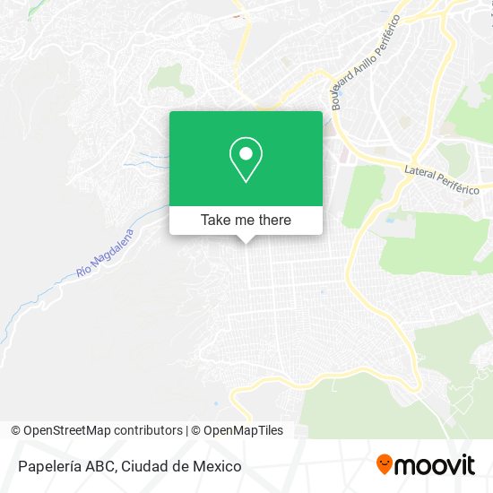 Papelería ABC map