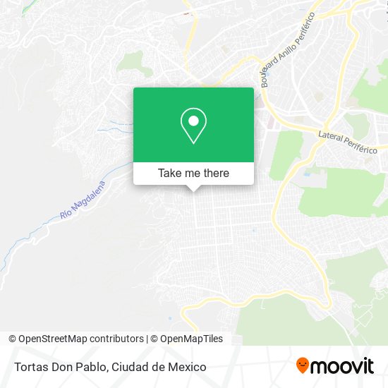 Mapa de Tortas Don Pablo