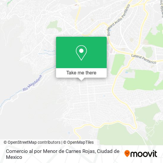 Comercio al por Menor de Carnes Rojas map