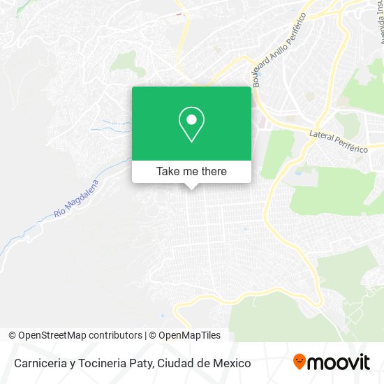 Mapa de Carniceria y Tocineria Paty