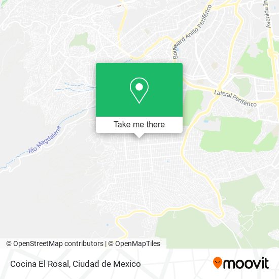 Cocina El Rosal map