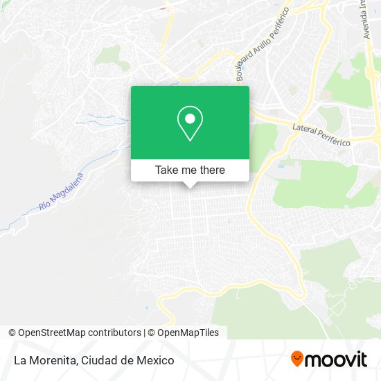 La Morenita map