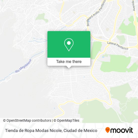 Tienda de Ropa Modas Nicole map