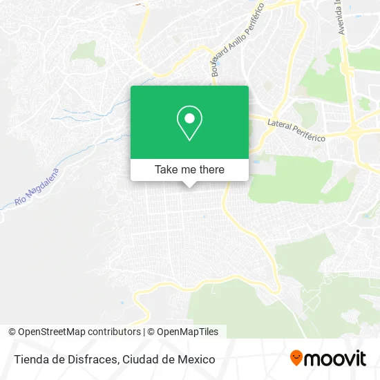 Mapa de Tienda de Disfraces
