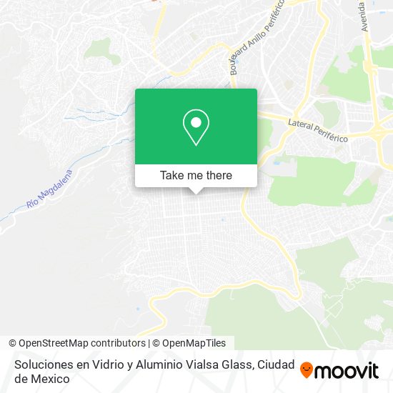 Mapa de Soluciones en Vidrio y Aluminio Vialsa Glass