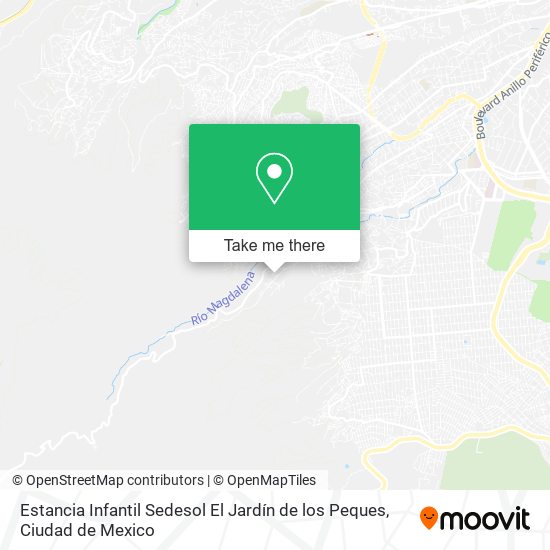 Estancia Infantil Sedesol El Jardín de los Peques map