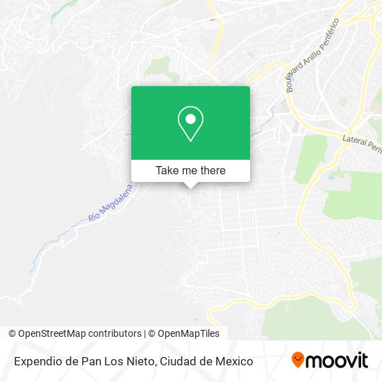 Mapa de Expendio de Pan Los Nieto