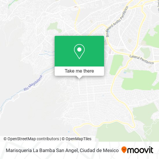 Marisqueria La Bamba San Angel map