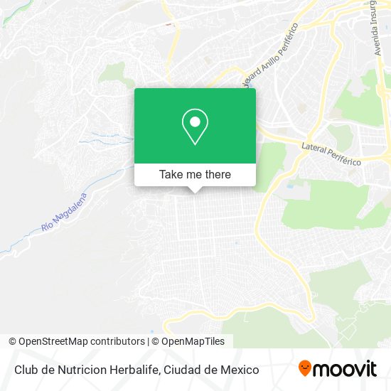 Club de Nutricion Herbalife map