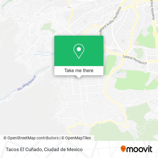 Tacos El Cuñado map