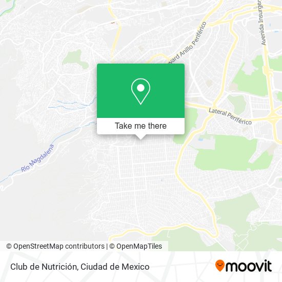 Club de Nutrición map