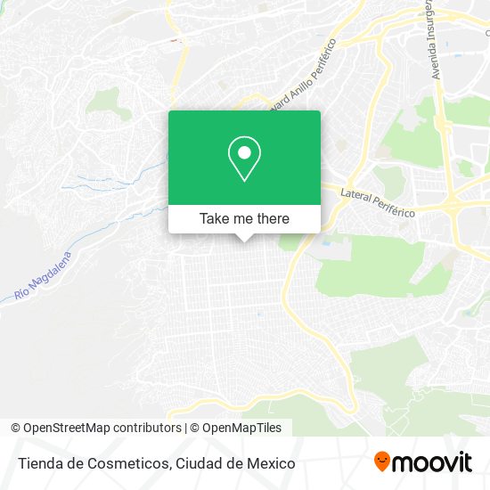 Mapa de Tienda de Cosmeticos