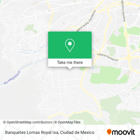 Mapa de Banquetes Lomas Royal Isa
