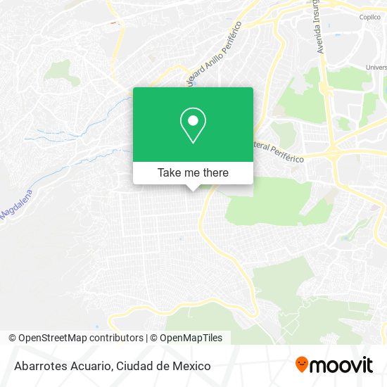 Abarrotes Acuario map