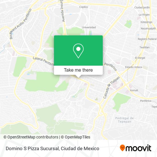 Domino S Pizza Sucursal map